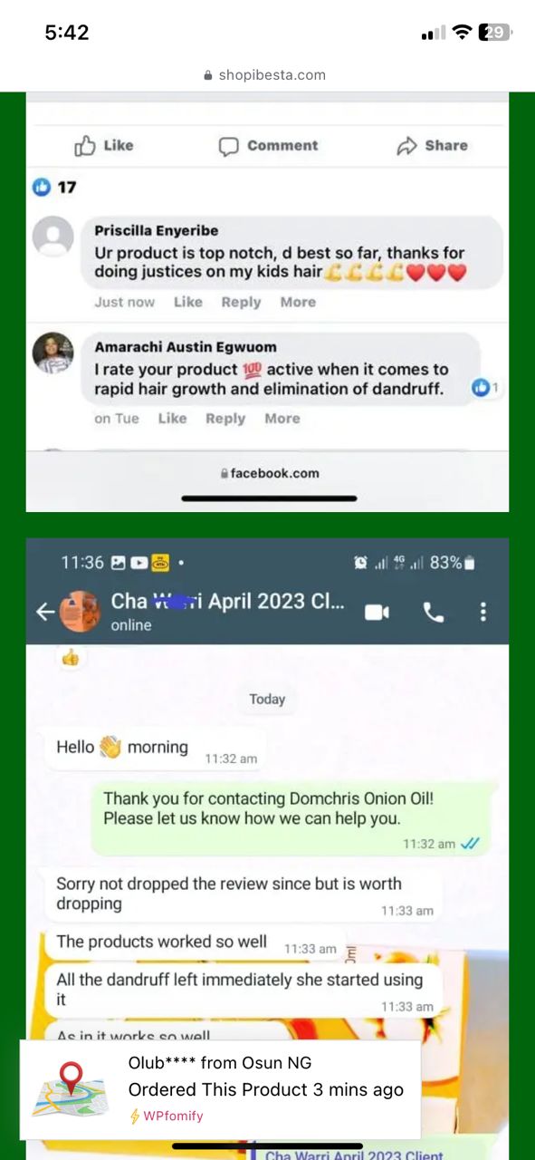 Customer testimonial